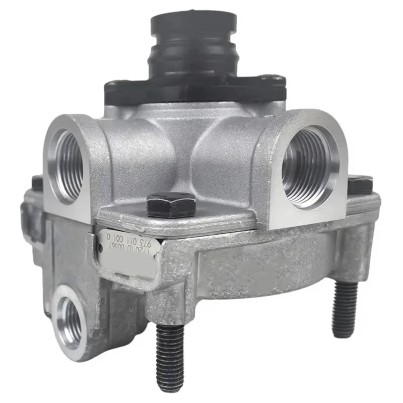 صمام التتابع WG9000360524 شاحنة سيتراك صمام التتابع المحور الخلفي الأوسط أنبوب الفرامل صمام الهواء ل Howo T7H SMT صمام التتابع 9730110010