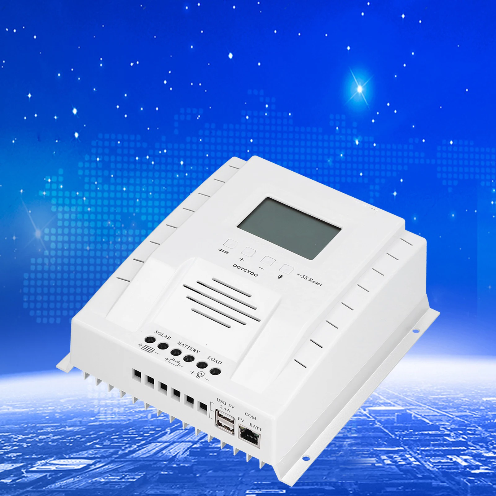 

Controlling Device MPPT Controller Solar Panel Charging Regulator ABS Ultra‑Low Power Chip Good Controlling Device P60