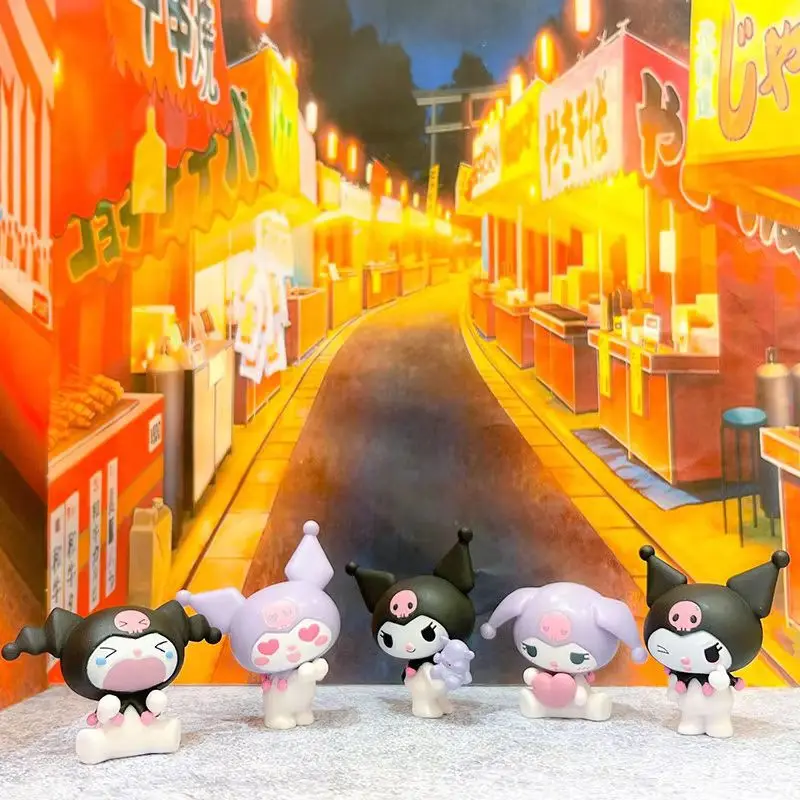 

New In Stock Anime Figure Kuromi Cute Adorable Themes Blind Box Kawaii Mini Action Figure Desktop Decoration Girl Surprise