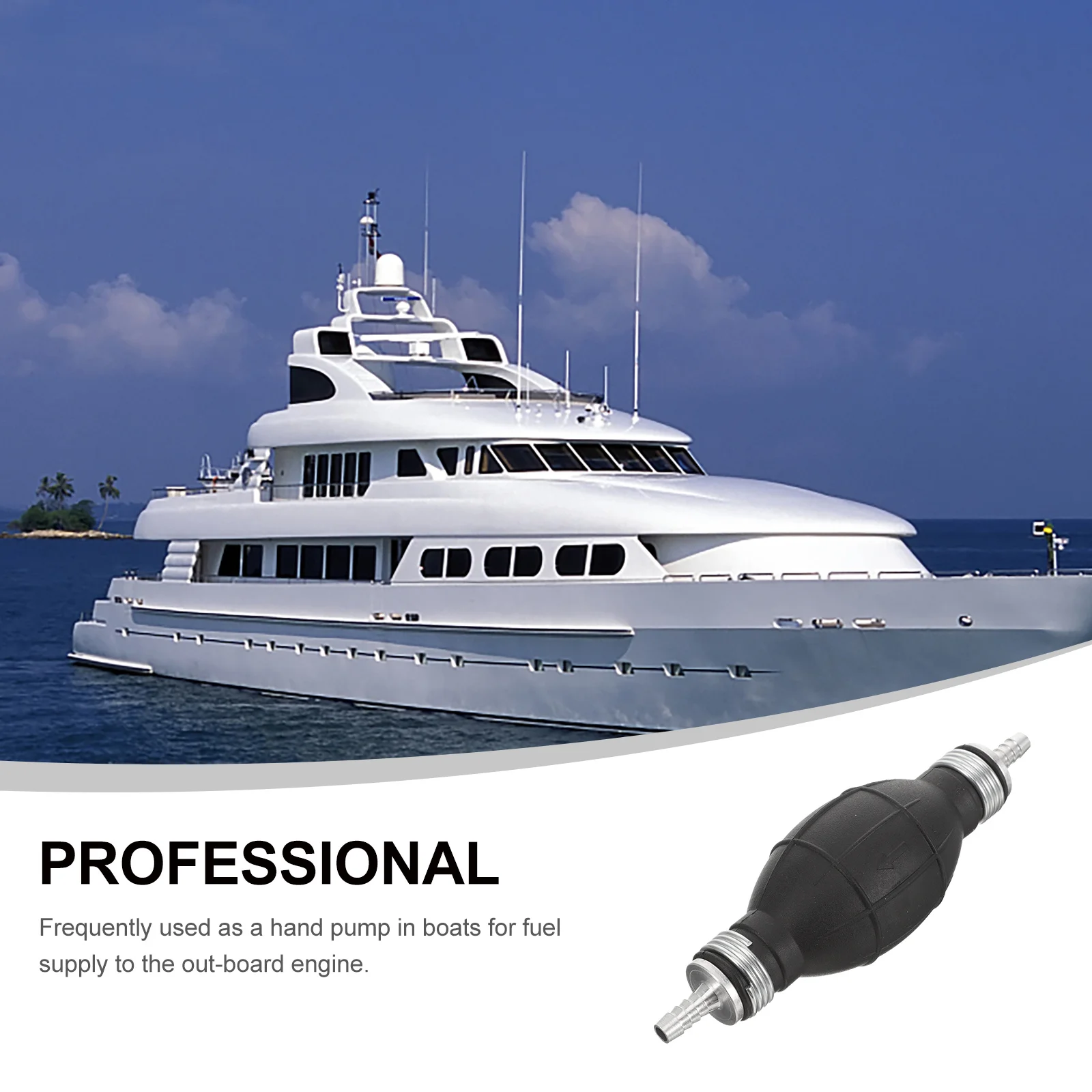 

Hand Pump 6Mm Black Rubber Aluminum Primer Bulb For Carburetor Low Pressure Systems Marine Boat Outboard Engines Fuel