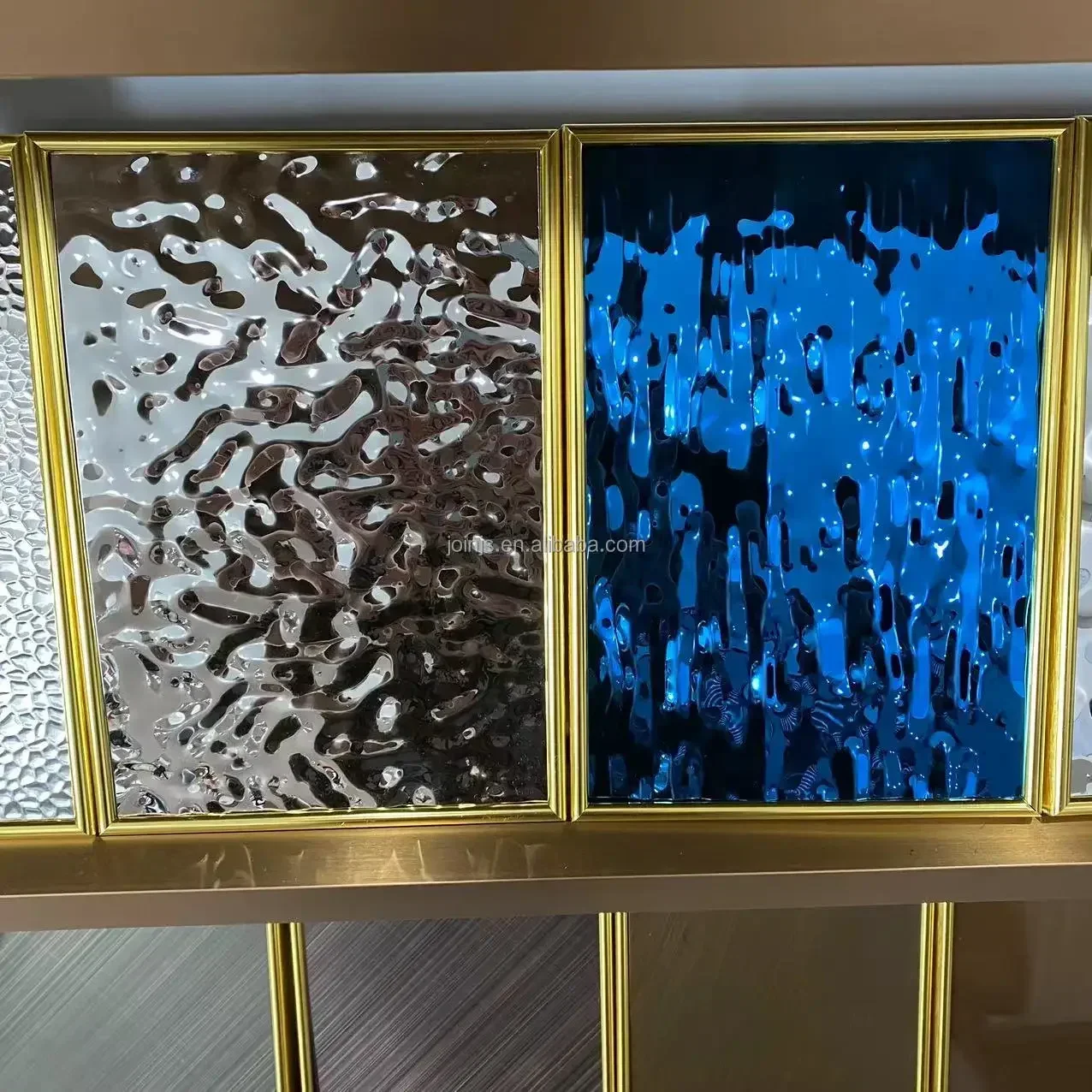 Производство декоративной пластины из нержавеющей стали 201, цветной лист из нержавеющей стали 304 316, рябь воды для украшения потолка