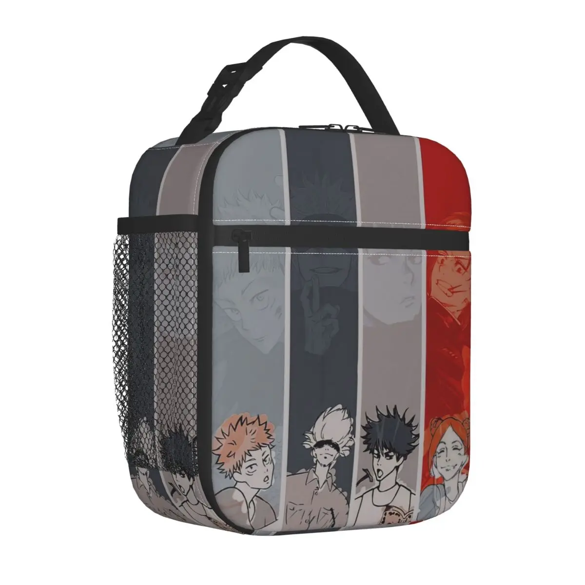 Jujutsu Kaisen Anime Accessories Insulated Lunch Tote Bag For Work Food Storage Bag Portable Thermal Cooler Lunch Boxes