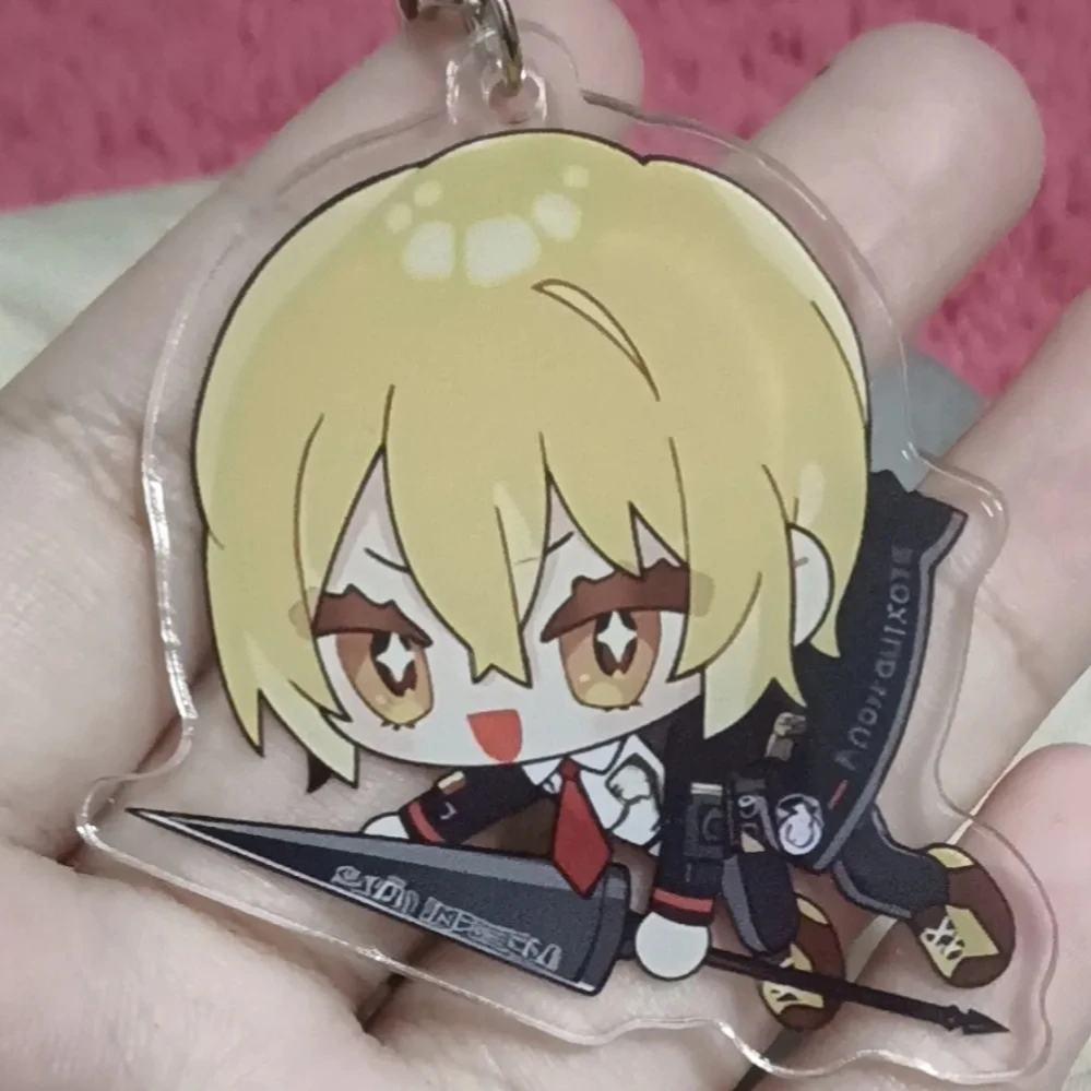 

Limbus Company Faust Yi Sang Dante Q-version Acrylic Double-sided Keychain Cartoon Pendant Bag Decor Hanging Chain Gift Cosplay