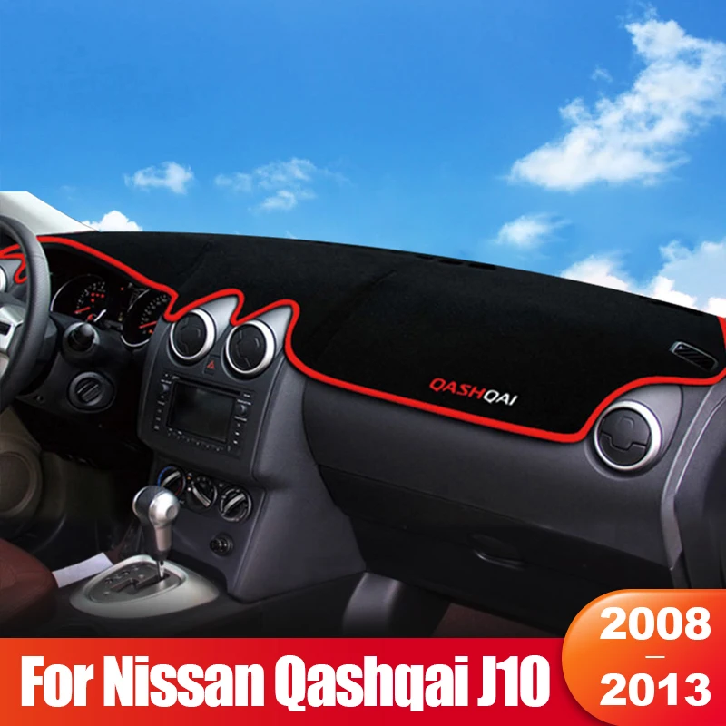 

For Nissan Qashqai J10 2008 2009 2010 2011 2012 2013 Car Dashboard Sun Shade Cover Mat Instrument Panel Pad Interior Accessories