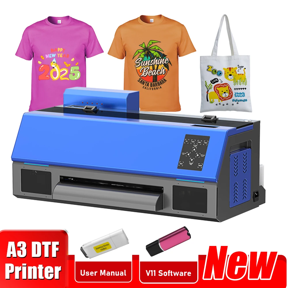 C13 DTF Printer A3+ XP600 Dtf Printer Direct To Film DTF Printing Machine A3 For T-Shirts And Textile Clothes Impresora Dtf A3