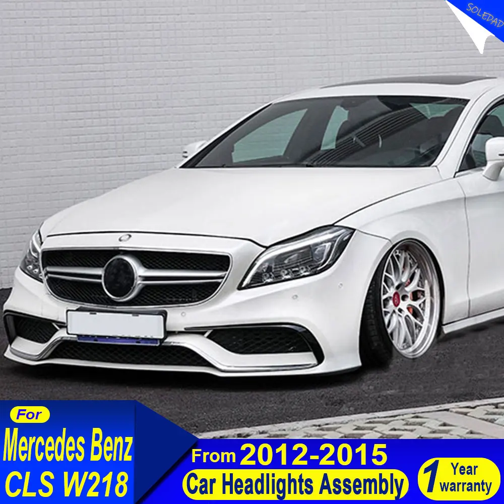 

Car lights for Mercedes-Benz CLS W218 2012-2015 Headlights Assembly Upgrade New Model Led Projector Lens Tool Accessories