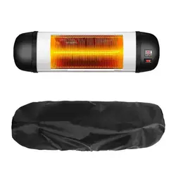 Electric Heater Cover Waterproof Dustproof Infrared Wall Heater Covers Oxford Electric Infrared Heater Protector 30x9.5x8.7