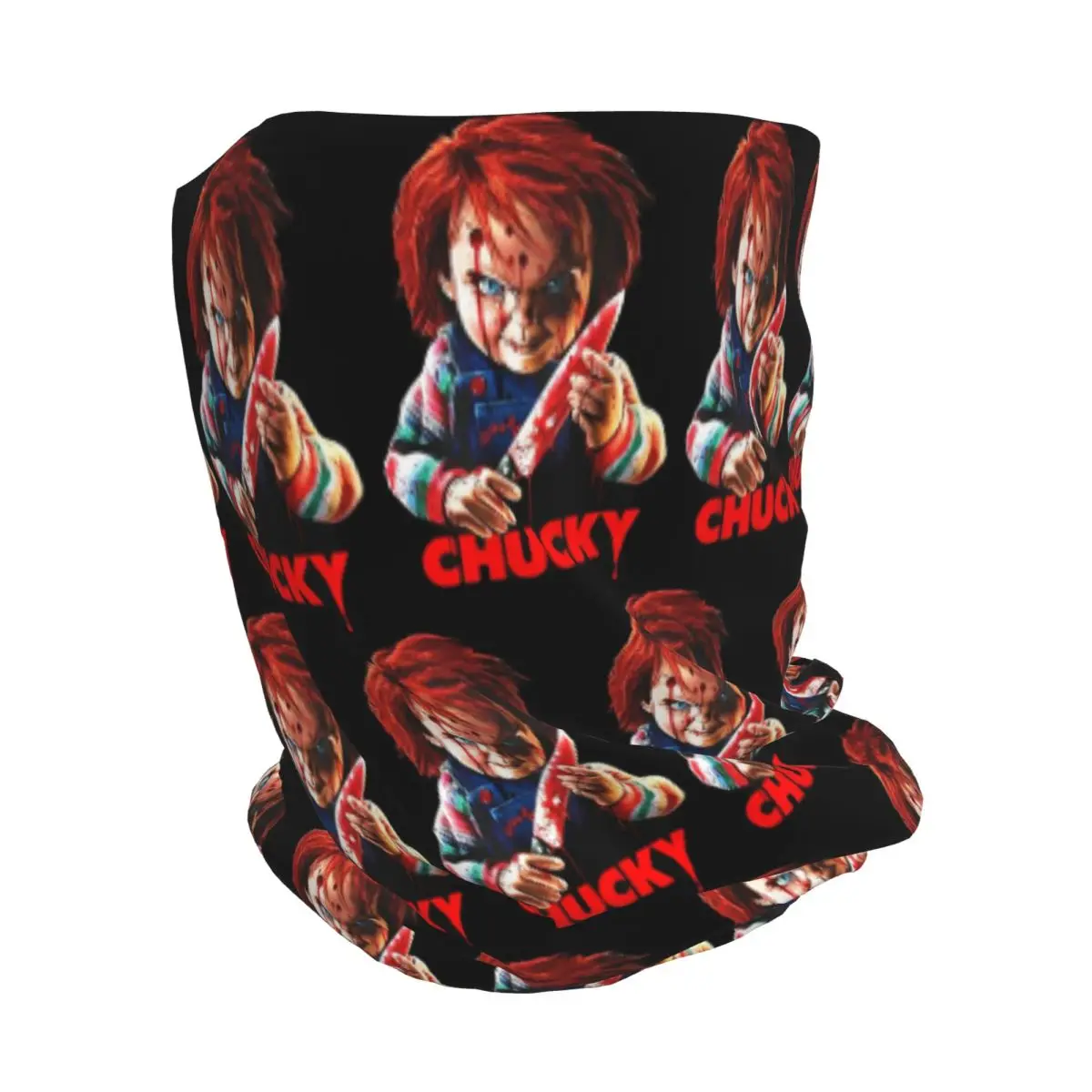 Bride Of Chucky Horror Film Movie Bandana Neck Cover Mask Scarf Multifunction Face Mask Beanies Hat for Unisex Adult All Season