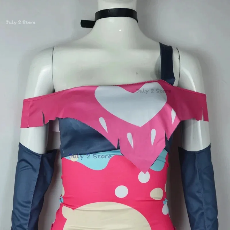 DY20Helluva S1 Queen Bee Cosplay Costume Boss Beelzebub Cosplay Costume Halloween Fancy Sexy Carnaval Party Women Colorful Suit2