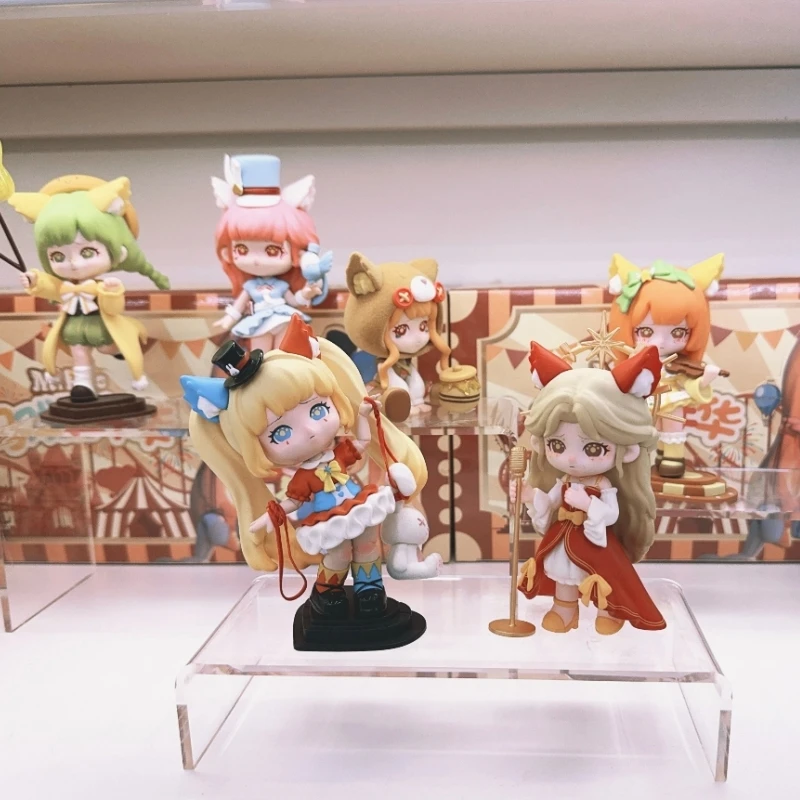 

New hot Genuine Miroo Circus Carnival Series Blind Box Little Fox Ornament Desktop Decoration Trendy Item Toy Birthday Gift