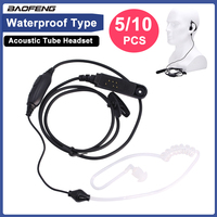 5/10Pcs Baofeng UV-9R Earphone Acoustic Headset UV-68 Pro Air Tube Earpiece Mic For UV-S22 UV-9RPLUS UV-98 UV-82WP Walkie Talkie