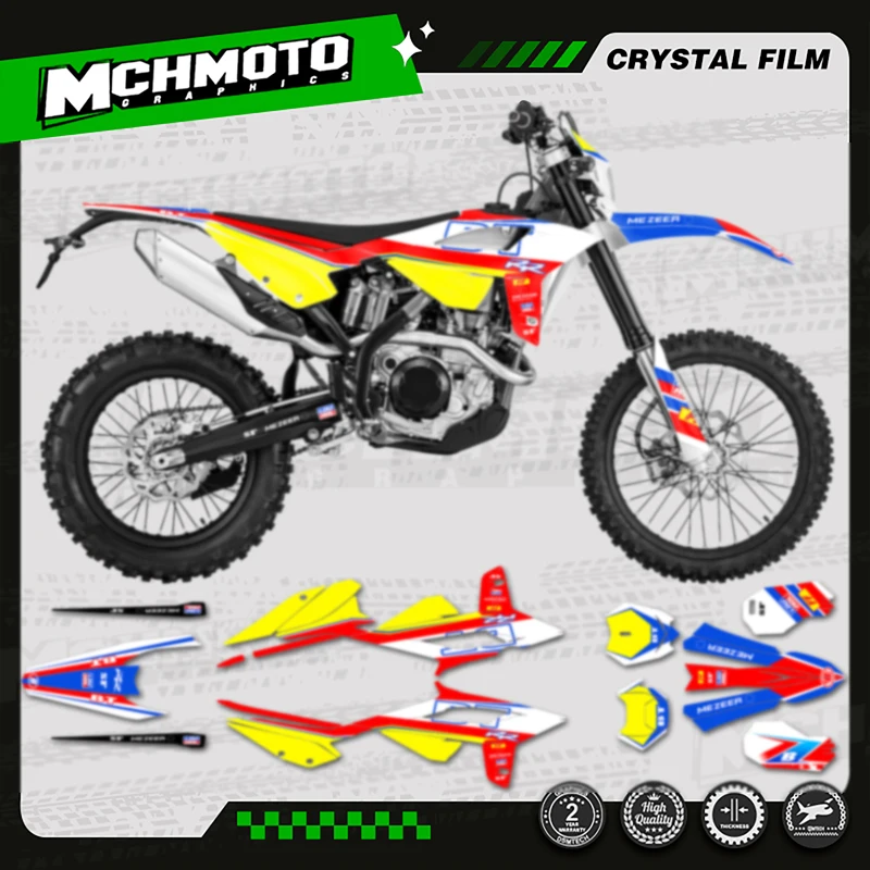 

MCHMFG Motorcycle Team Motorcycle Decal Stickers For Beta RR 250 300 350 2020-2022 2020 2021 2022 -010