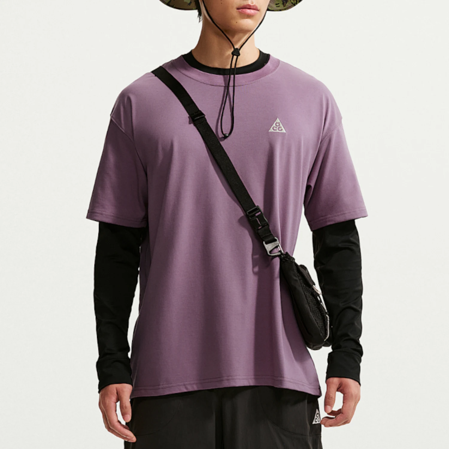 Nike genuine men's round neck pullover breathable loose sports short sleeved T-shirt IH1289-536