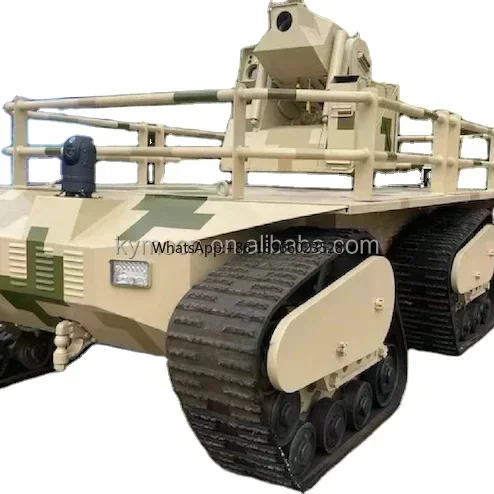 Robot rubber tracked Small Machine Max Load 300kgs tracked robot platform rubber crawler undercarriage chassis