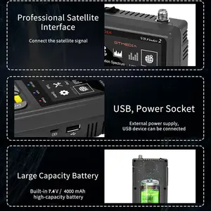 GTMedia-V8 Finder2 + Finder Satellitentasche, Messgerät, High Definition LCD TFT-Bildschirm, H.264 gegen WS-6933, 1080p, 3,5 10 Hauptverkäufe fragen nach Satlink 6933 - №1