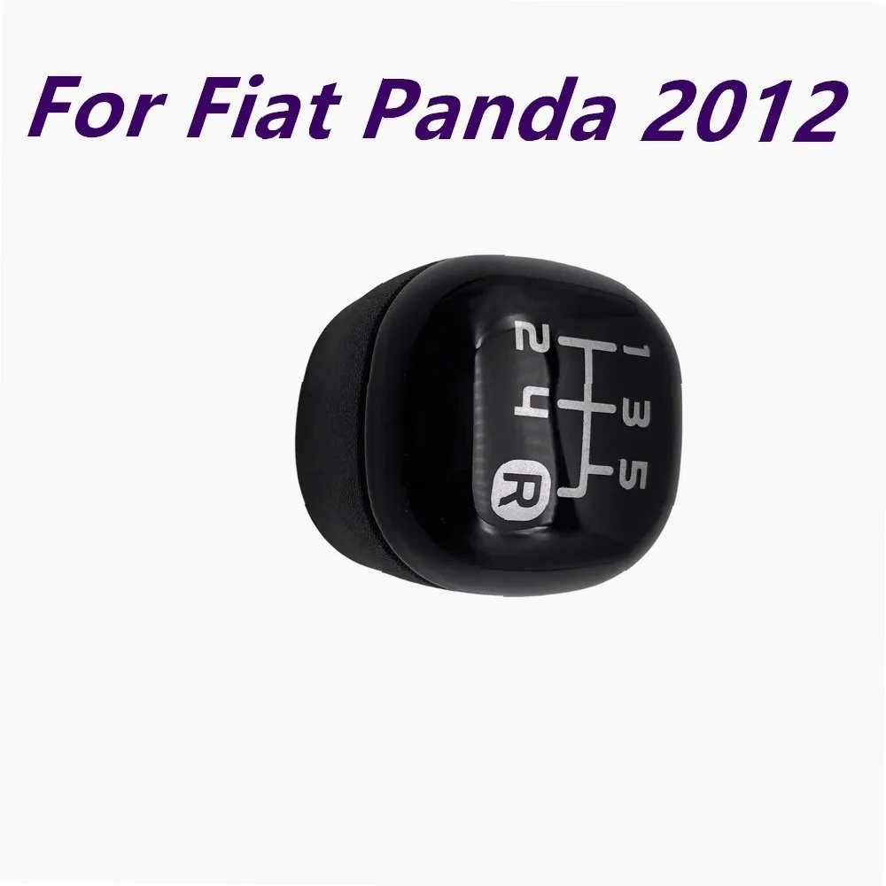 5 Speed Gear Shift Knob Lever Change Gearbox Shifter Plastic Manual Transmission Handle For Fiat Panda 2012 Car accessories