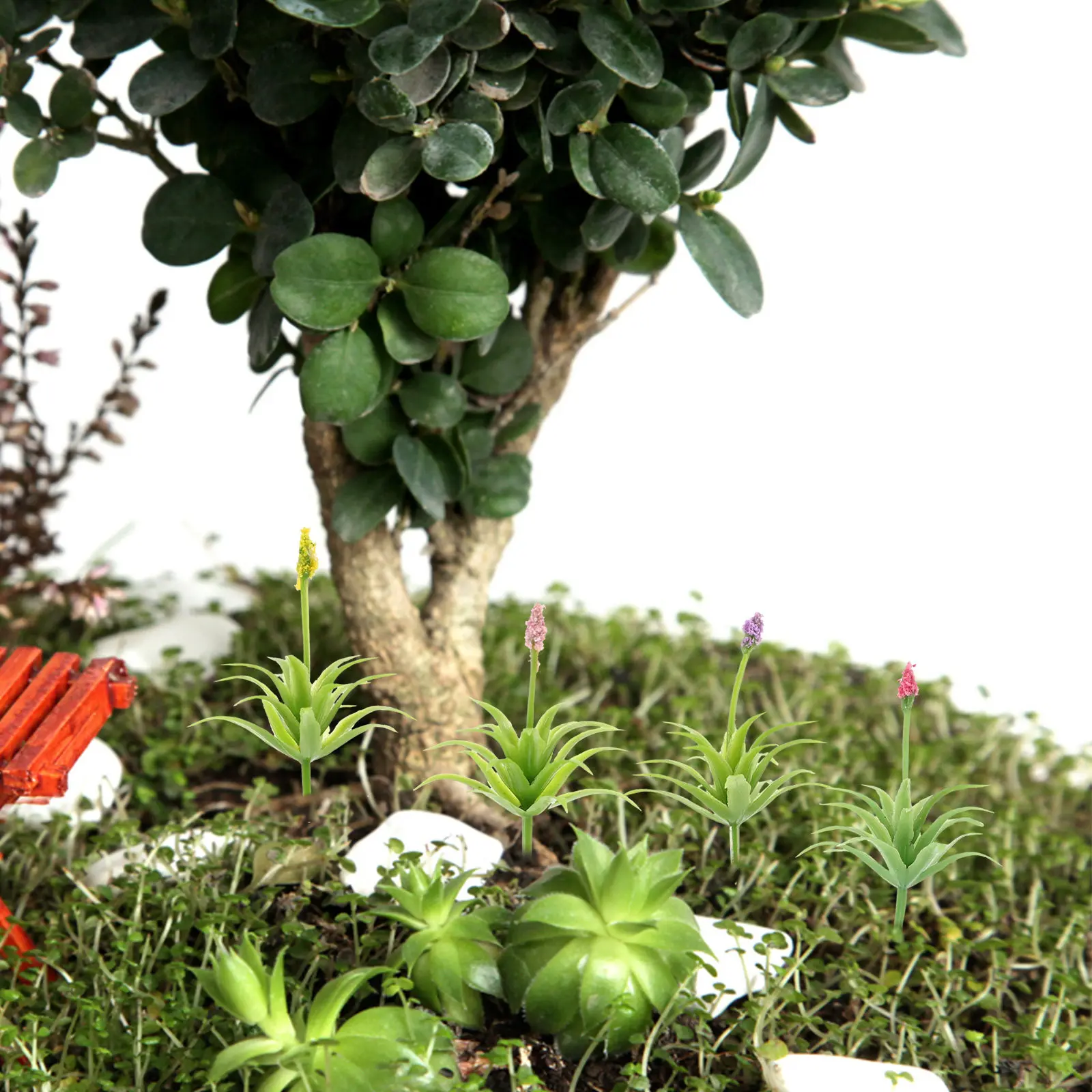 

30Pcs Sand Table Flower Models Miniature Artificial Simulation Landscape DIY Craft Accessories Micro Landscape Ornaments Fake