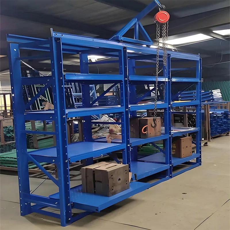 Wholesale Heavy-Duty Steel Mould Rack Durable Storage Drawer High Quality Industrial Use Stacking Racks Shelves Warehouse Rack