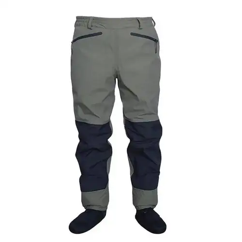 Trampas de cintura para pesca con mosca, transpirables, impermeables, de 3 capas, pantalones altos, Wader, pantalones duraderos para caza de pato