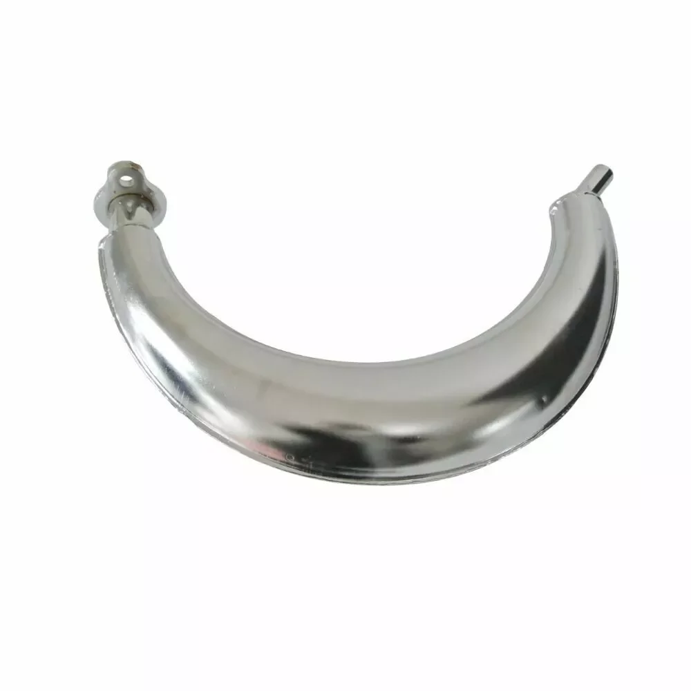 Banana Pipe Muffler Exhaust Chamber for 49cc 60cc 66cc 80cc 100cc 2-Stroke Gas Motor Motorised Bicycle Bike
