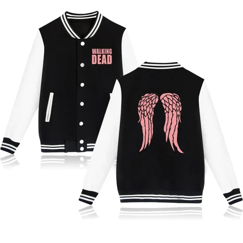 The Walking Dead Women/men Clothes Hiphop Style Winter Cool Style Jackets And Coats XXS-4XL Baseball Jacket Women Sweatshirts