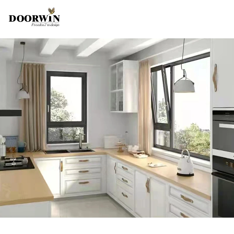 Doorwin-ventanas de baño de aluminio, certificado NFRC, lo mejor, tus vecinos han seleccionado