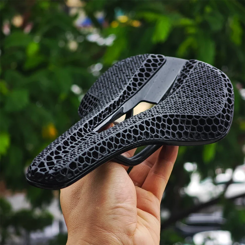 GOLDIX Fahrradsattel aus Carbon, 3D-Druck, ultraleicht, für Rennrad, MTB, Rennsattel, Fahrradkissen, hohl, atmungsaktiv, Fahrradteile – Detail 3