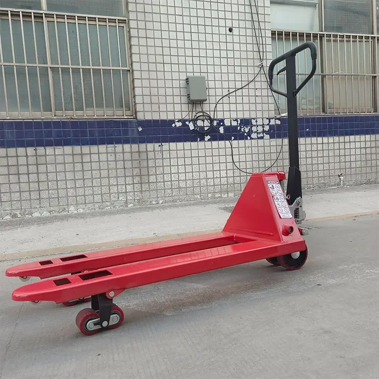 Pallet manuale con ruota in nylon PU Pallet Truck manuale da 3 tonnellate