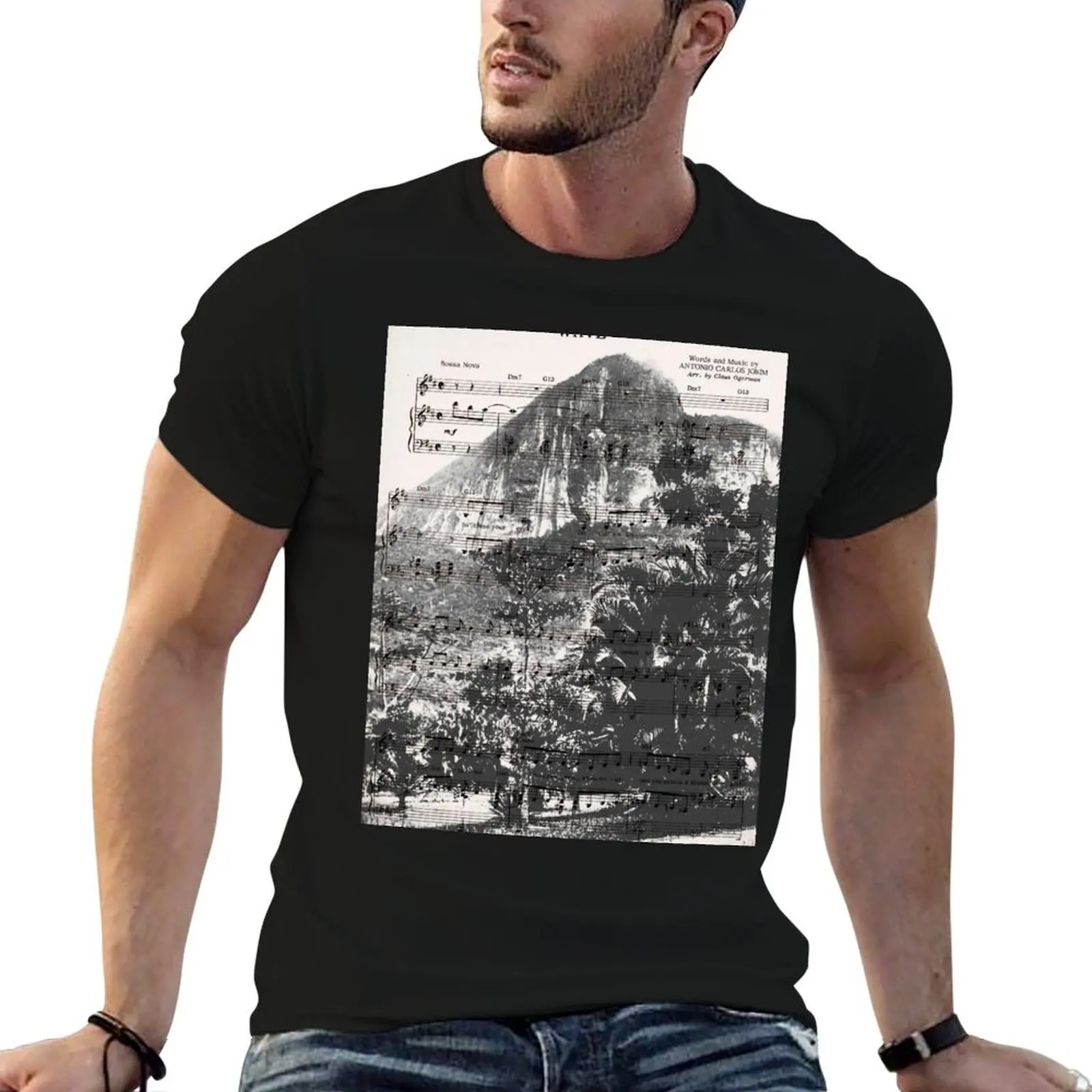 

Wave Rio de Janeiro T-Shirt men t shirt cotton 100% t shirt man luxury printed t shirts for man T-Shirt