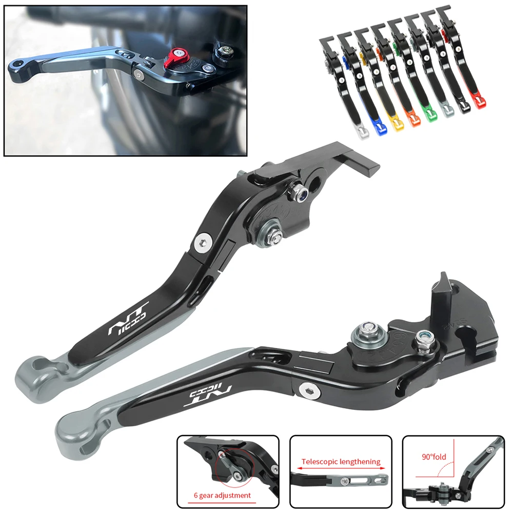 For Honda NT1100 NT 1100 nt1100 DCT 2021 2022 2023 Motorcycle Adjustable Folding Brake Clutch Levers Extendable Handles Lever