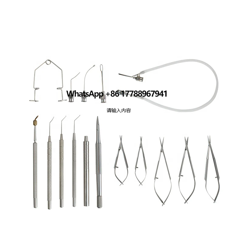 

Longermay Optical Ophthalmic Micro Instrument Set for Cataract and Intraocular Lens Surgery