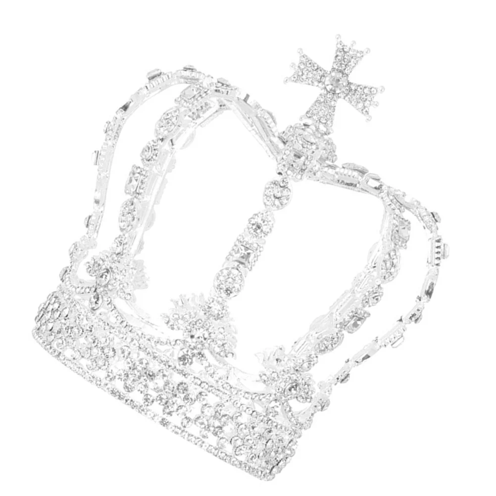 

Bridal Headwear Rhinestone Tiara Crown Decorations Wedding Silver Tiara for Women Bride Party Accessories High Grade Materials