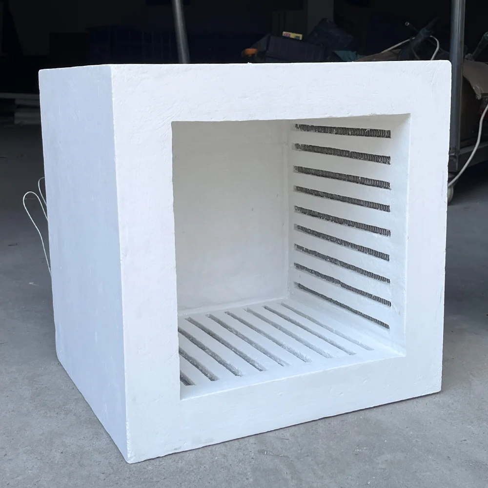 Ceramic Fiber Muffle Chamber High Temperature Liner for Muffle Box Test Furnace