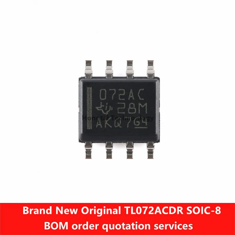 New Original TL072ACDR SOIC-8 Dual JFET Input Operational Amplifier Chip