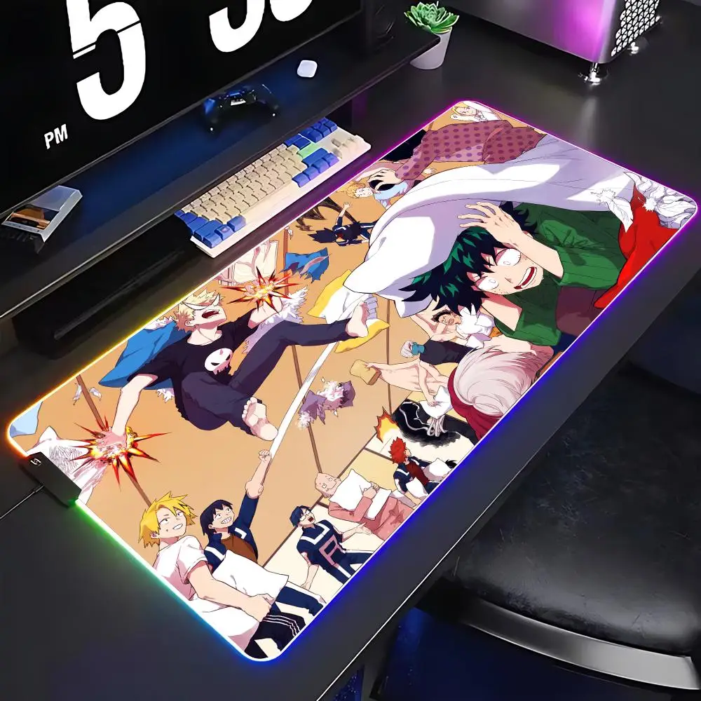 My Hero Academia Mouse Pad Keyboard Cover Desk-mat Colorful Surface Multi-size World Computer Gamer