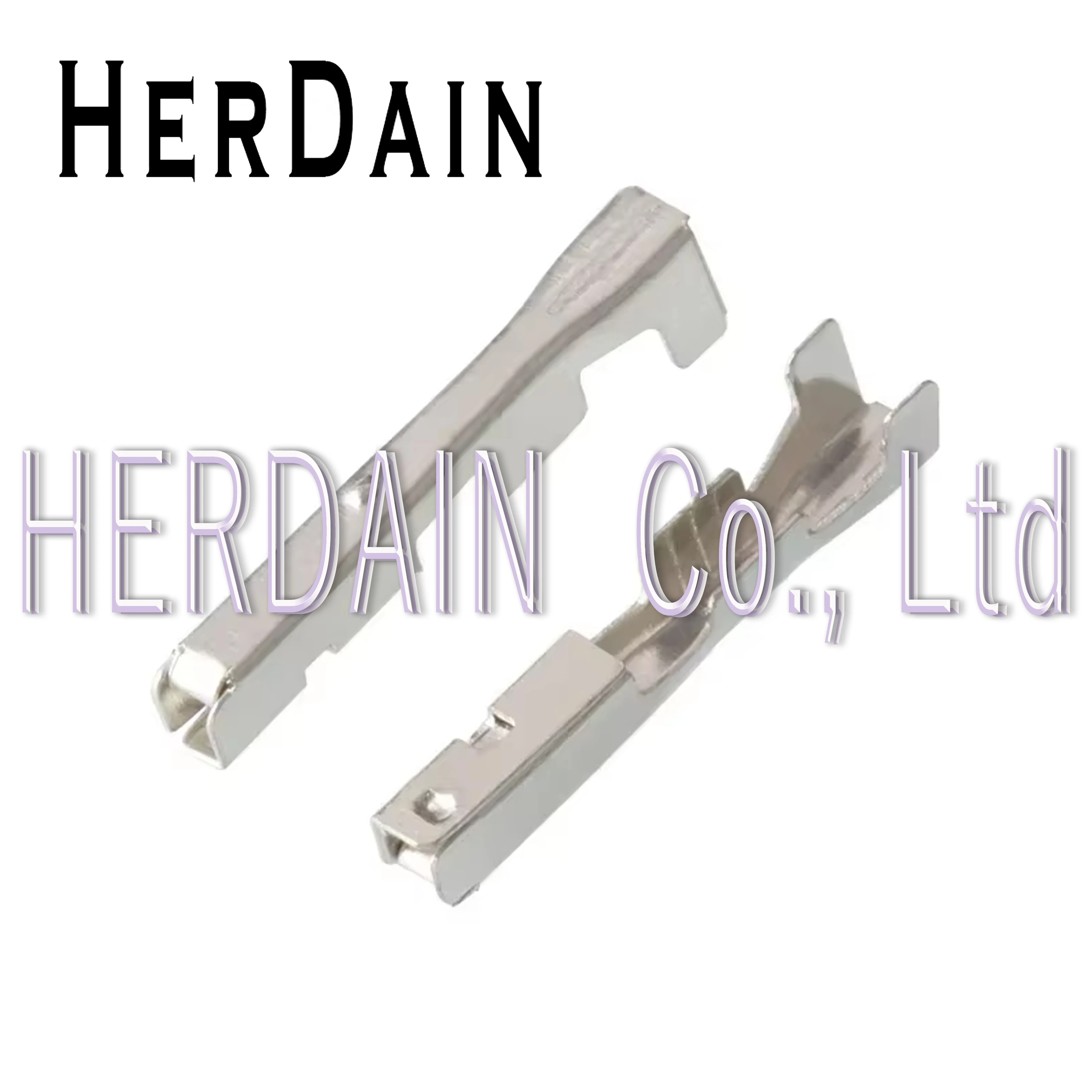 

50 Pcs 1.0 mm Female Brass Tinned Cable Automotive Crimp Terminal Block for Electrical Connector Wire Splice Pin