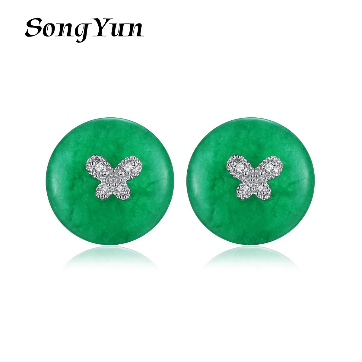 

SongYun Jewelry MHT Quality Brass Stud Earrings Dangle CZ 7A Zircon Bridesmaid Gift Glamorous Women Earring Jewelry