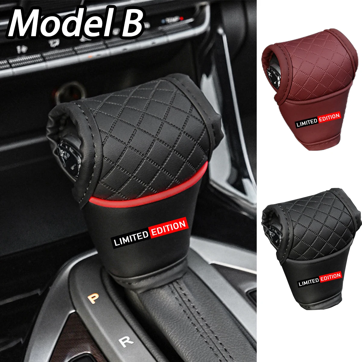 Car Gear Shift Knob Cover Upgraded Anti-Slip Design Stick Shift Knob Cover For Toyota For Lexus For Nissan For Chevrolet For KIA