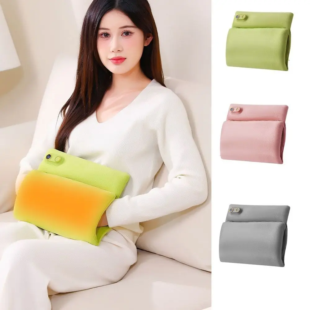 

Graphene Technology Hand Warmer USB Operated Overheating Protection Electric Hot Water Bag Waterless Heating Soft Cover