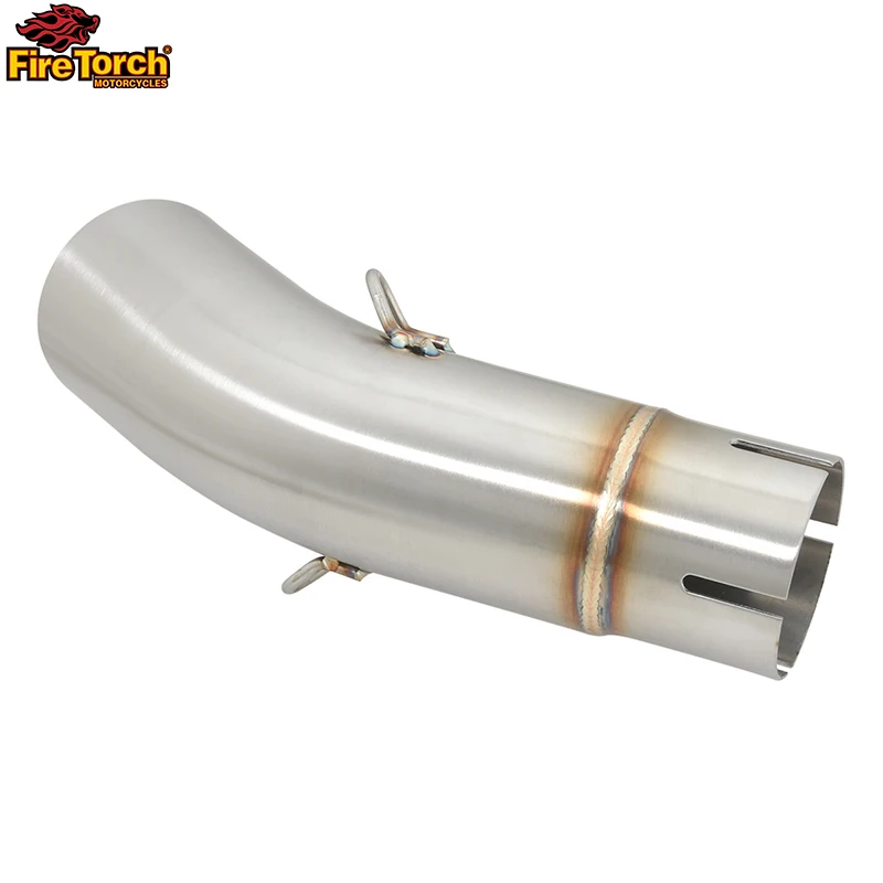 Slip On For Suzuki GSXS1000 GSXS1000F 2015 - 2021 Motorcycle Exhaust System Escape Moto Modified Link Pipe Connect 51mm Muffler