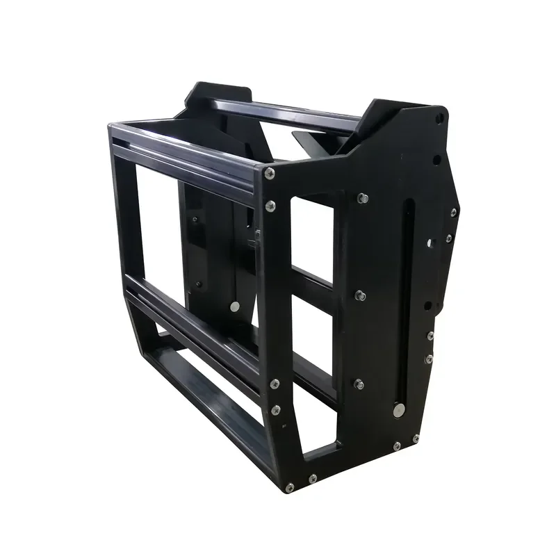 Black Power Coating Aluminum Jerry Can Holder Wall Mount Holder Metal Bracket for Camper Canopy