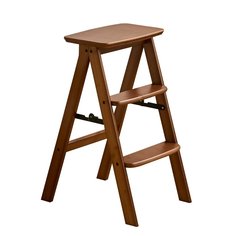 

Portable Ladder Chair Shelf Kitchen High Stool Home Multifunction Folding 2-3 Steps Stool Home Furniture