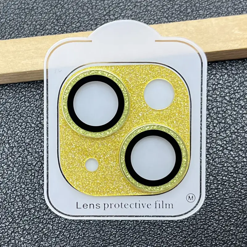 Bling Metal 9H Tempered Glass Camera Protector for iPhone 15 Pro Max Plus 14 Glitter Alloy Shield Lens Rings Cap Full Cover Film - Image 12