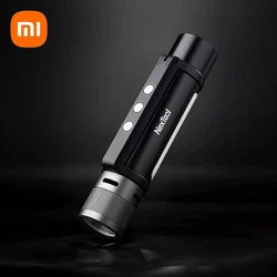 Xiaomi NexTool 6 in 1 Zoomable Flashlight, 1000LM, 3 Mode Dual Light Source 2600mAh LED Light Torch Power Bank Camping Lights