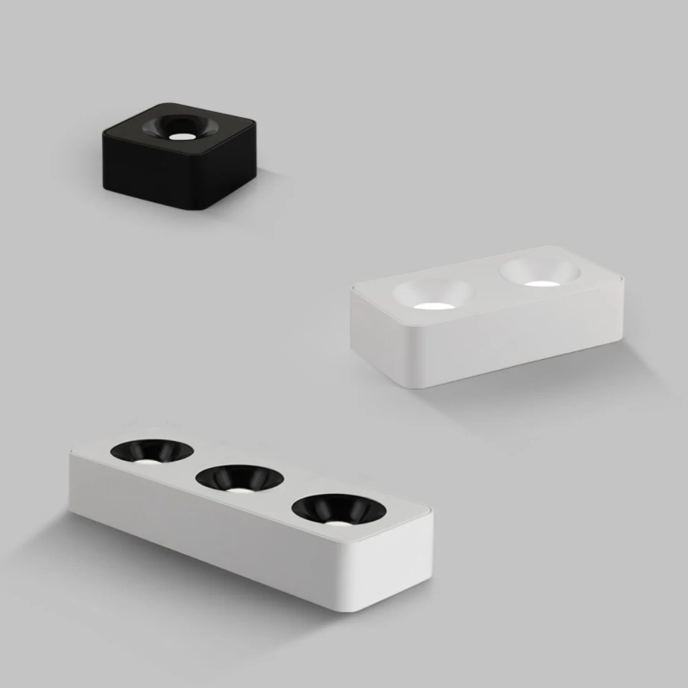 Surface Mounted Square LED Downlight COB 7W 9W 12W 15W Ceiling Lamp Spotlight 3000K 4000K 6000K For Home Decoration Lighting