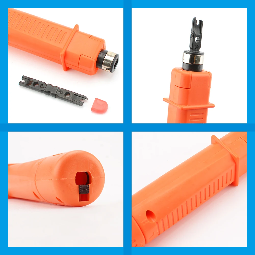 أداة ثقب للأسفل لـ 110/88 متعددة الوظائف من نوع كرون IDC/سلك الشبكة Cat5 وأدوات طرفية لتأثير إدخال الهاتف