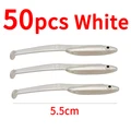 5.5cm 50 piezas blancas