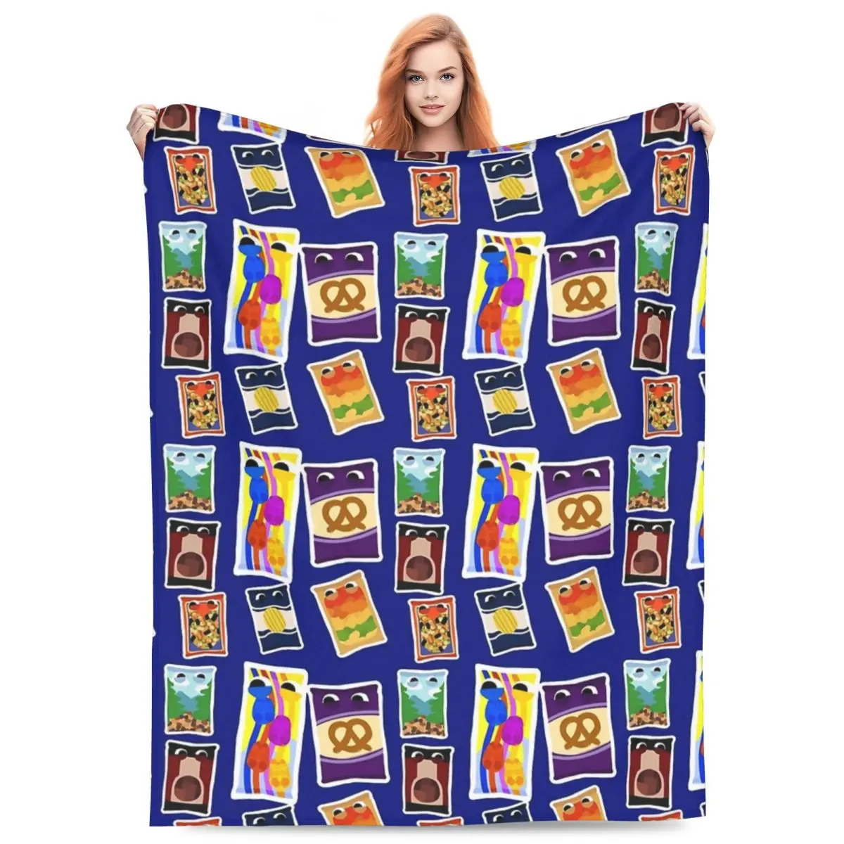 Bugsnax Bug Pack Fan Art Kinda Bug Blankets Fleece Sofa Throw Blanket Super Soft for Couch Bedding Travel Throws Bedspread Quilt