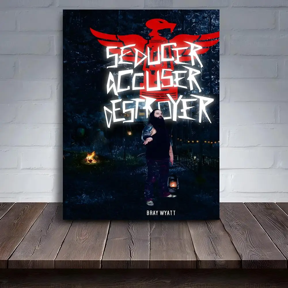 Bray Wyatt, The Devil Poster PC Hot Poster Art HD Canvas AAA Advanced Aesthetic Printing Paper Wall Art For Living Room Home Dec