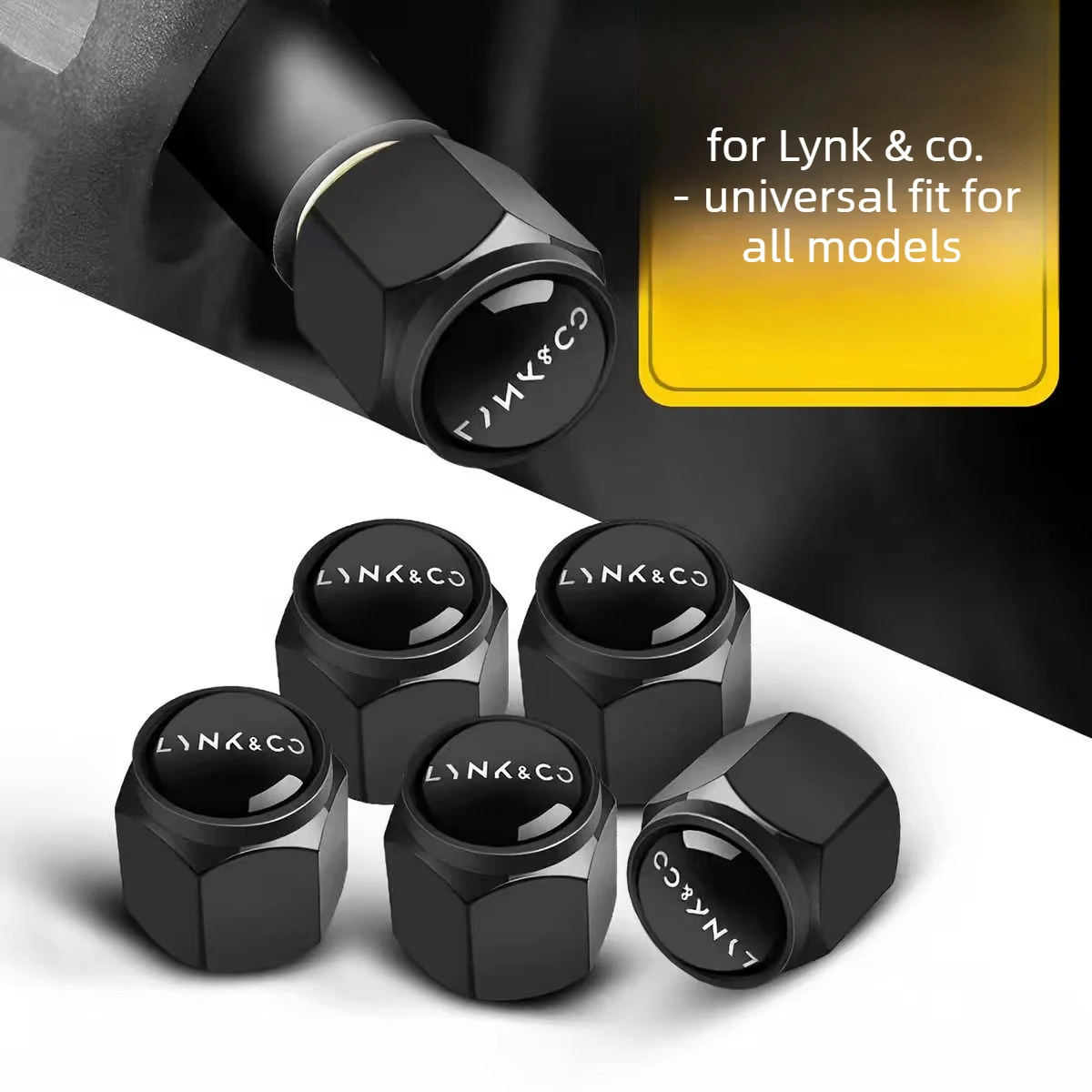 5pcs for Lynk&Co 03 01 05 Tires Anti-theft Valve Core Caps Car Accessories